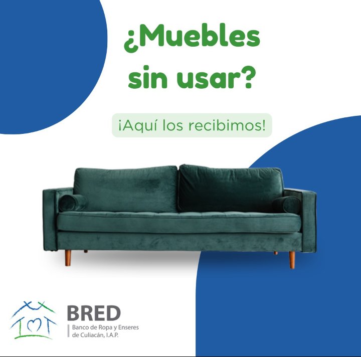 ¿Muebles sin usar? En BRED los recibimos 🤩🙌💙💚

#BRED #BREDCuliacán #Culiacán #CuliacánSinaloa #Sinaloa #SiNoLoUsasDónalo