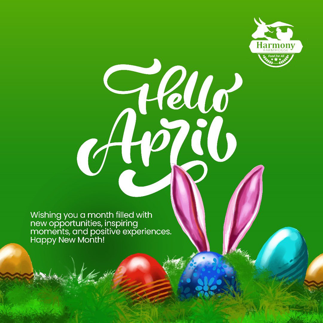 WELCOME TO APRIL!!!! HAPPY NEW MONTH!!!