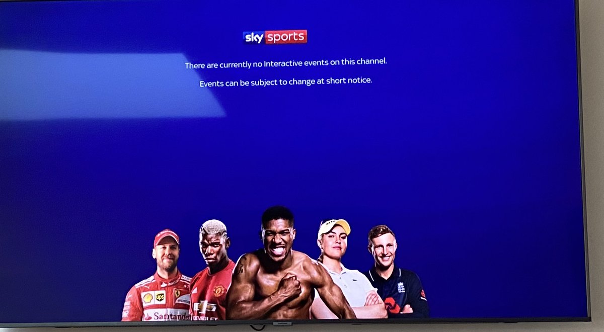 ARESm's tweet image. Hi @SkySports not sure if a retired F1 driver or a banned footballer are the best choices for your red button holding page