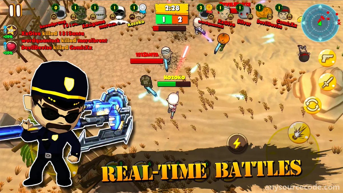 anysourcecode's tweet image. Super Battle Online: Multiplayer Shooting Game Unity Source Code
Check it out -> anysourcecode.com/super-battle-o…
#UnityGameSourceCode, #GameDevelopment, #GameDev, #IndieGameDev, #GameAssets, #GameTemplates, #GameDesign, #UnityEngine, #GameCreators, #CodeMarketplace, #GameCode