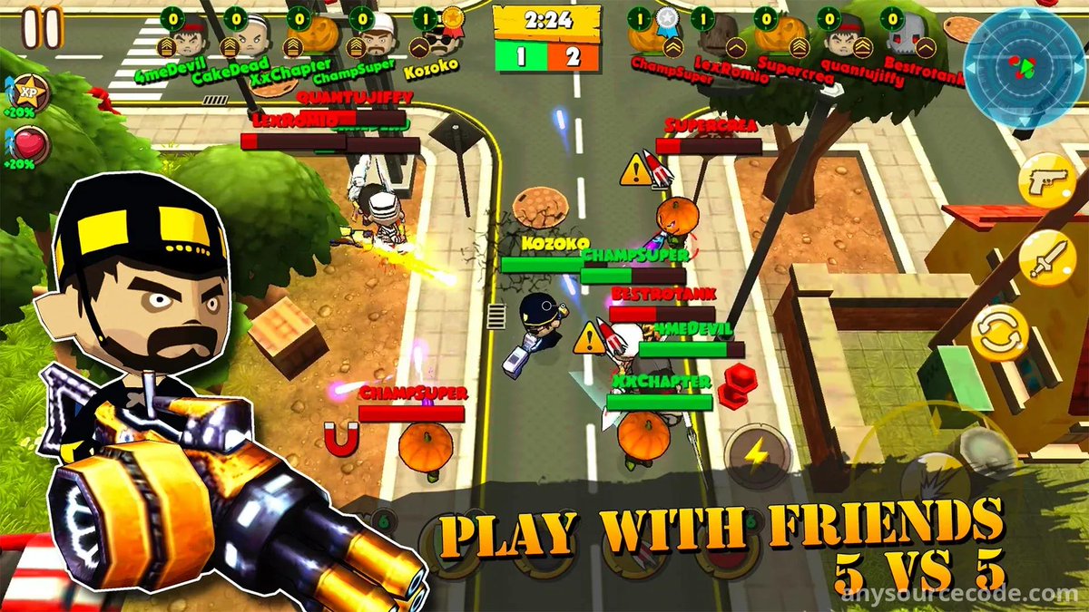 anysourcecode's tweet image. Super Battle Online: Multiplayer Shooting Game Unity Source Code
Check it out -> anysourcecode.com/super-battle-o…
#UnityGameSourceCode, #GameDevelopment, #GameDev, #IndieGameDev, #GameAssets, #GameTemplates, #GameDesign, #UnityEngine, #GameCreators, #CodeMarketplace, #GameCode