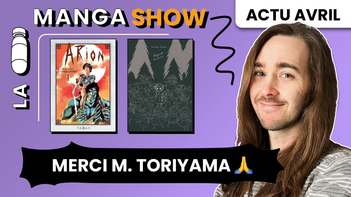 LaCapsuleManga's tweet photo. Rendez-vous mercredi 3 Avril à 20H30, pour un retour sur les #news #manga du mois dernier, 2 #chroniques et un #bilanlecture

https://t.co/w4gbOIXAsS

Des bisous 😘

#CapsuleManga #avis #bilan #Arion #Regardelaforet #Naban #IMHO #toriyama https://t.co/EqU28J4nEU