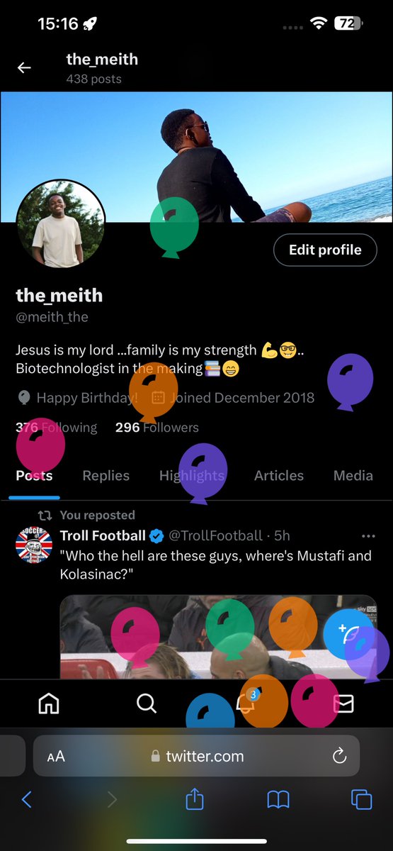 meith_the's tweet photo. Hehe bwoy 🙏Thank you God https://t.co/Nf61Tj48IZ