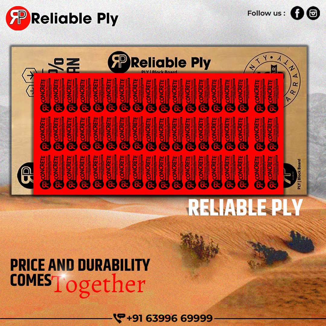 reliableply's tweet photo. Experience the perfect blend of affordability and durability with Reliable Ply.  WhatsApp: https://t.co/sbMZwZoL0f
#ReliablePly #Plywood #MadeInIndia #HomeImprovement #Renovation #InteriorDesign #Furniture #Construction #MarinePlywood #HardwoodPlywood #SustainableLiving https://t.co/oRqcKwZBNg