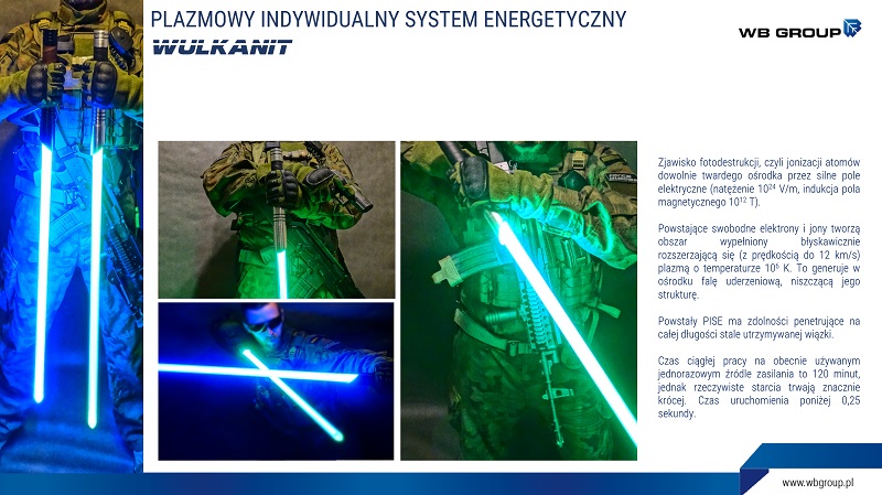 WBGroup_PL's tweet photo. W odpowiedzi na ujawnione dzisiaj potrzeby naszego najważniejszego klienta, Sił Zbrojnych RP, reprezentowanych przez @AgencjaUzbr, @WBGroup_PL, mimo zaskoczenia publiczną prezentacją wojskowych tajemnic, jak zwykle reaguje błyskawicznie, przedstawiając wyrób po badaniach kwalifikacyjnych o wysokim poziomie gotowości. 

Przedstawiamy prototypy nowej broni indywidualnej do walki na bliskich dystansach, opracowany przy udziale polskich uczelni i placówek badawczych. Prawa do rozwiązania są w całości polskie. 

Zaprezentowane rozwiązanie może być wykorzystywane w dowolnych warunkach, zarówno na powierzchniach planet, jak i w próżni, pokładach okrętów i stacji kosmicznych oraz innych dowolnych obiektów operujących w przestrzeni pozaziemskiej. 

Elegancka broń oparta jest na sprawdzonych rozwiązaniach i wychodzi naprzeciw żywotnym potrzebom Wojska Polskiego, nawiązując do tradycji oręża polskiego. 

W bieżącym roku w zakładach GRUPY WB zostaną osiągnięte zdolności produkcyjne wystarczające do wyposażenia w nowy system każdego żołnierza w ciągu 24 miesięcy od podpisania zamówienia. 

https://t.co/K5Wc5DnOPy