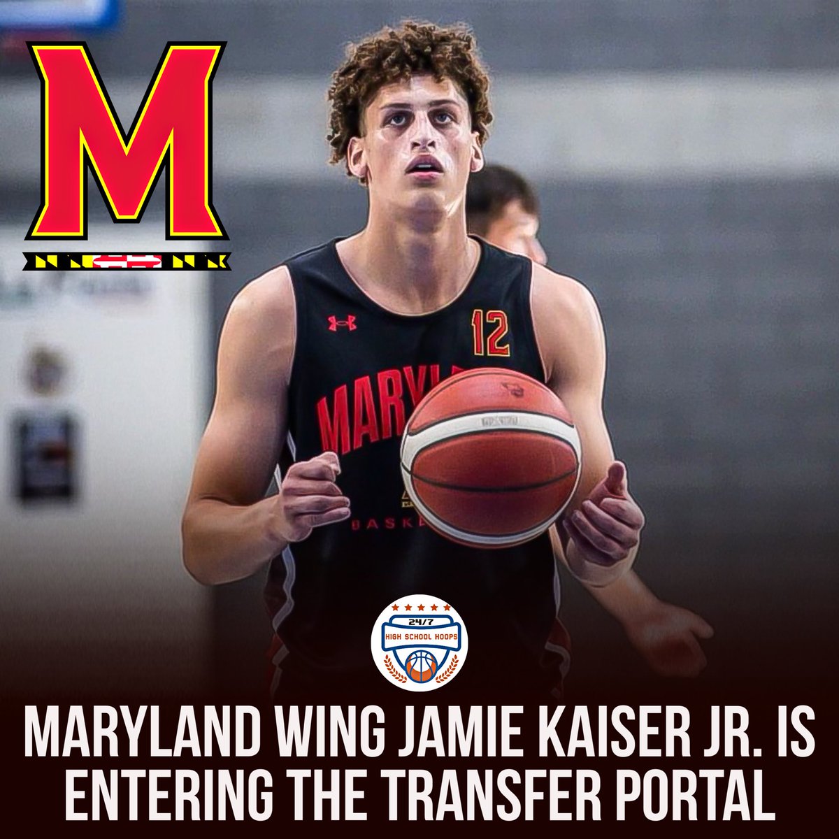 Sam Kayser (@247hshoops) on Twitter photo NEWS: Maryland wing Jamie Kaiser Jr. tells me he plans to enter the transfer portal.
Kaiser Jr. is a former 4⭐️ recruit who played just his freshman season at Maryland. Played his final season of high school at <a href="/IMGABasketball/">IMG Academy Basketball</a>.
He averaged 4.4PPG and 2.0RPG this season. NEWS: Maryland wing Jamie Kaiser Jr. tells me he plans to enter the transfer portal.
Kaiser Jr. is a former 4⭐️ recruit who played just his freshman season at Maryland. Played his final season of high school at <a href="/IMGABasketball/">IMG Academy Basketball</a>.
He averaged 4.4PPG and 2.0RPG this season.