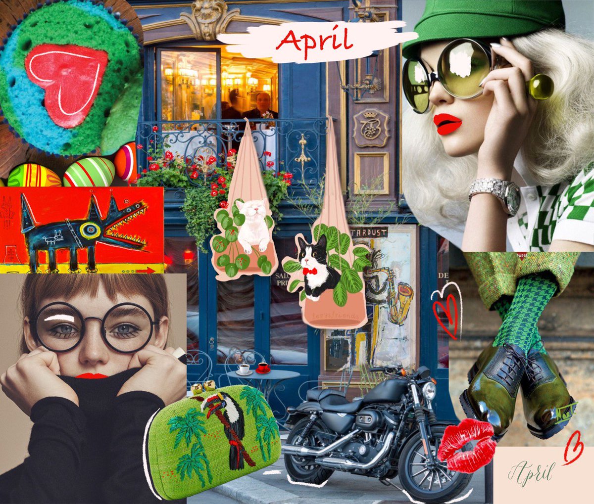Hello, talented ones! Happy April 1st. It's the middle of Spring and it's really feeling it. This collage was created for the occasion. Inspiration! #nft #nftart #nfrartist #NFTCommunity #NFTCollection #NFTartist #nftcollectors