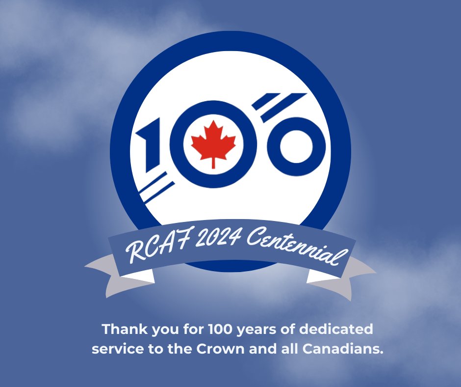 Today marks 100 years of service for the @RCAF_ARC as a distinct military element. The Centennial milestone places the RCAF in a unique position to honour its distinct heritage, recognize its tremendous people today, and generate excitement for its bright future. #RCAF100