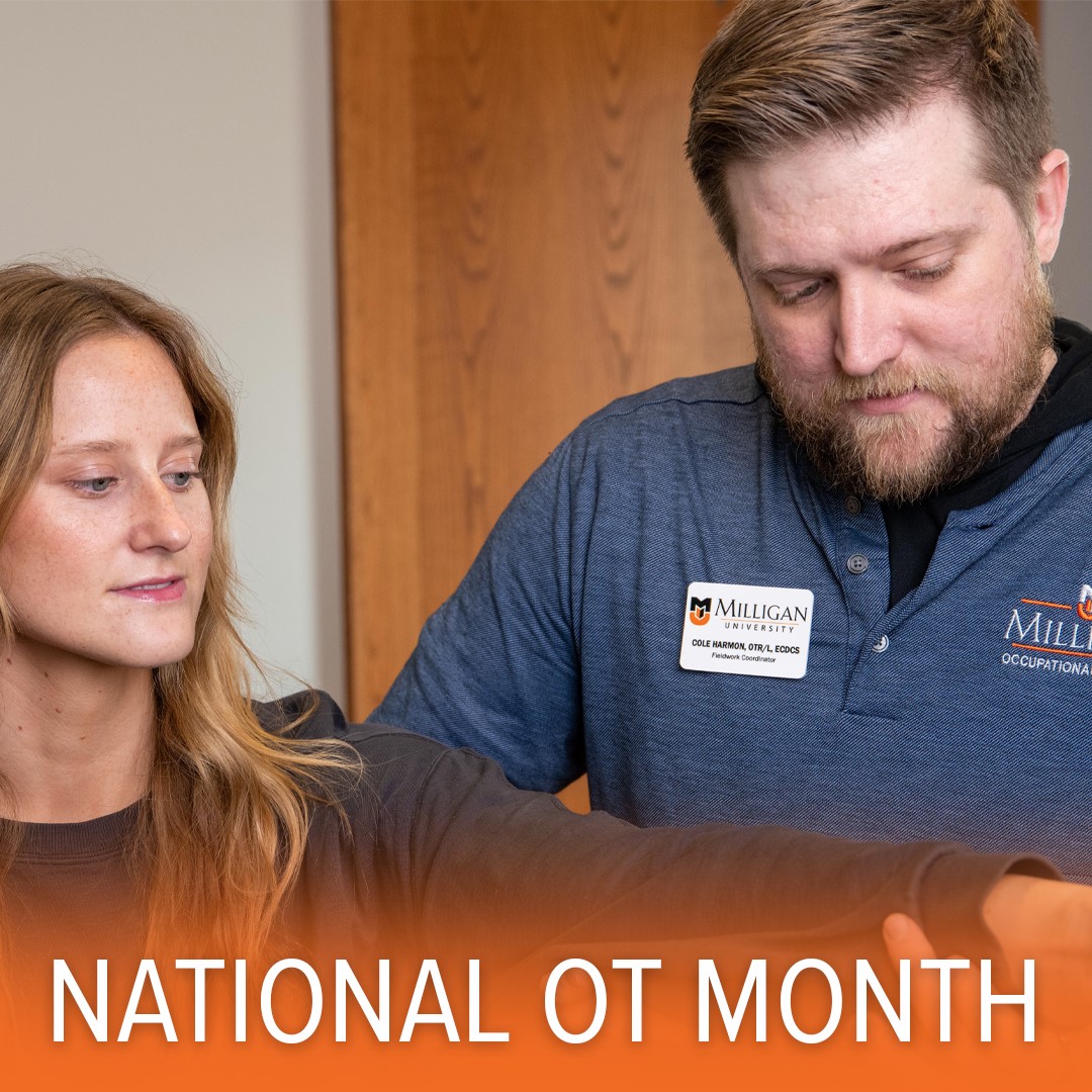 Happy Occupational Therapy Month to our Milligan Occupational Therapy students, faculty, and alumni! Your compassion and expertise continue to make a difference! 🧡 #occupationaltherapy #milliganOT #occupationaltherapymonth