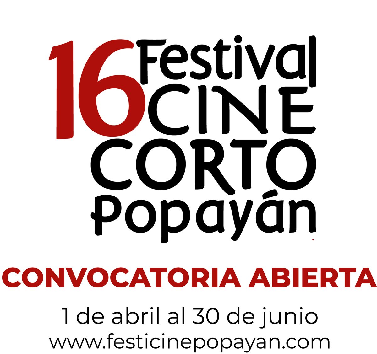 El Festival de Cine Corto de Popayán abre el día de hoy su convocatoria para la versión 16 del evento cinematográfico dedicado al cortometraje colombiano. #CineCorto #FestivaldeCine #opencall festicinepopayan.com