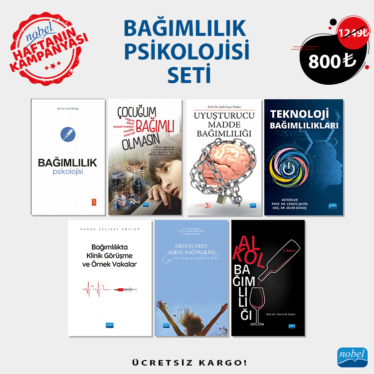 Haftanın Kampanyasında ' Bağımlılık Psikolojisi Seti ' Hemen nobelkitap.com adresine gir, kampanyaya özel indirimleri kaçırma! #bağımlılık #alkolbağımlılığı #teknolojibağımlılığı #uyuşturucubağımlılığı #bağımlılıklamücadele