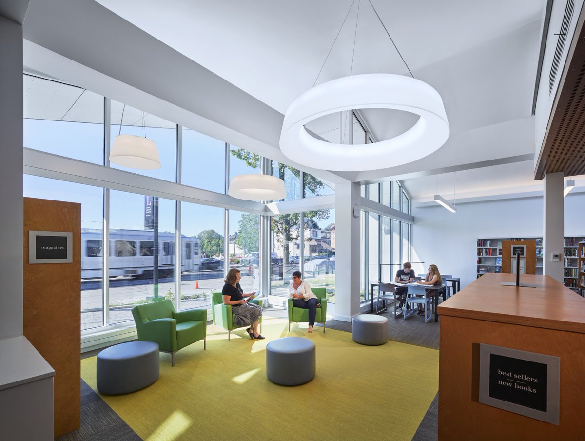 GBBNArchitects's tweet photo. A total transformation of @CarnegieLibrary of Pittsburgh, Beechview brings a 50 yo wallflower into the spotlight.
More: https://t.co/KInWTzAyhz
#GBBN #architecture #design #communitylibraries #publiclibraries #librariesofinstagram #renovations https://t.co/BjG5th9lvh