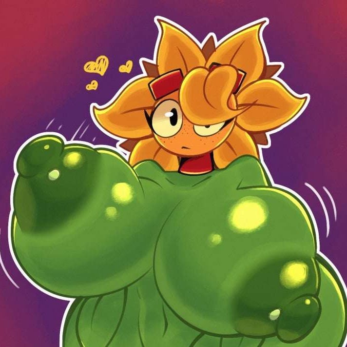 🌻ᅠ 

 ᅠ``No need to flatter me Lover boy, you've done enough of that already.``

A soft giggle could be heard as she noticed his stares , slowly raising her shirt up and showing off her surprising massive tits.ᅠ 

 ᅠ