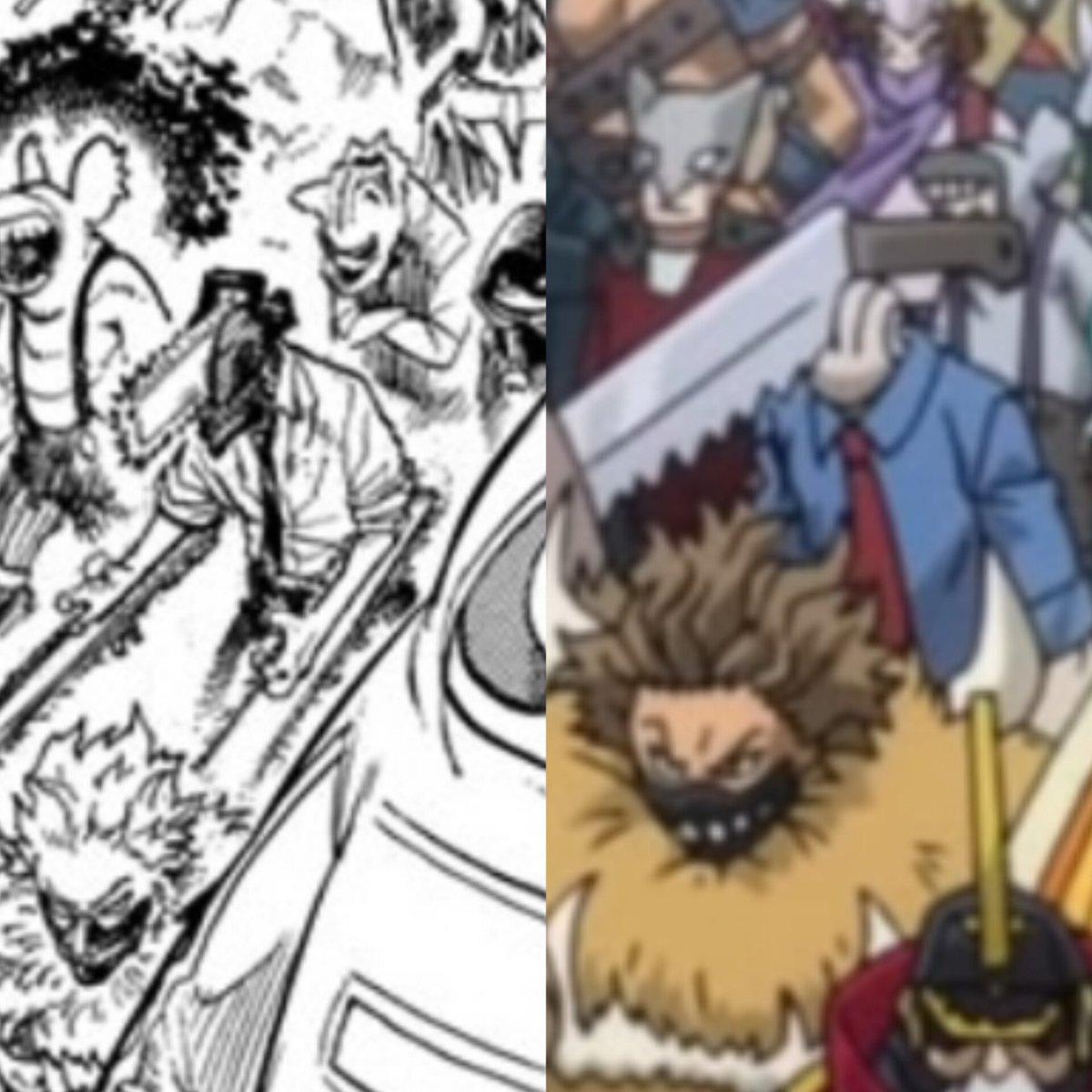 _dead25's tweet image. My Hero Academia censorship anime vs manga

[A thread 🧵🪡]

Chainsaw Man -&amp;gt;  Handsaw Man