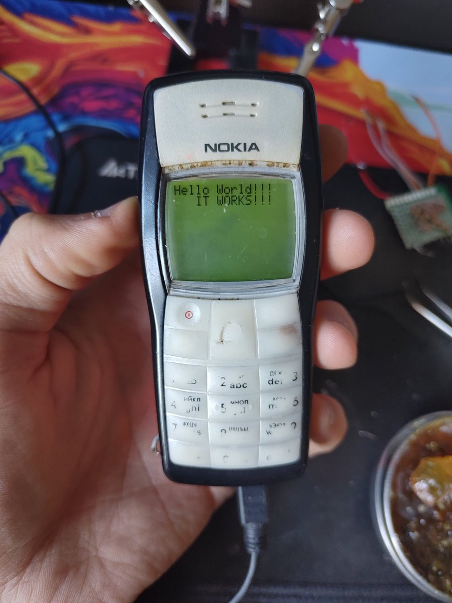 Fox9584's tweet image. Вдалося підключитися до екранчику Nokia 1100, далі щось з цим придумаю) 
#Nokia1100 #arduino #arduinoNana #ArduinoUno #ArduinoProjects #programming #cpp