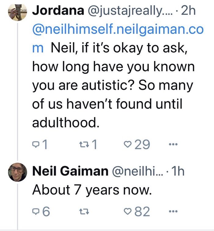 This is a great way to kick off Autism Acceptance April … Neil Gaiman confirms he is Autistic!