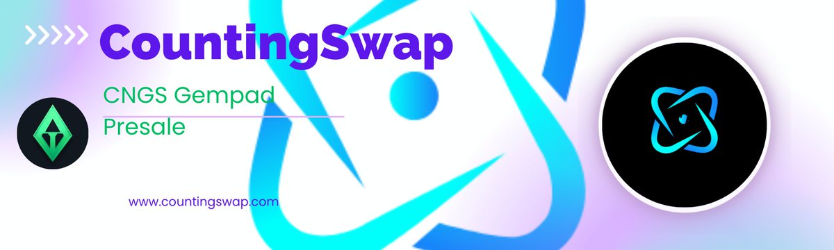 📣CountingSwap $CNGS  launchpad on  <a href="/TheGemPad/">𝗚𝗲𝗺𝗣𝗮𝗱</a>  
Don't miss this opportunity to join!

➡️Claiming Time: 10AM UTC April 2nd
➡️Listing time: 10AM UTC April 2nd
➡️Exchange: Pancakeswap
➡️Smart contract: 0xf598327FD37255A4056e38A4A3A2fA5812EE2CDa
Join now: presale
