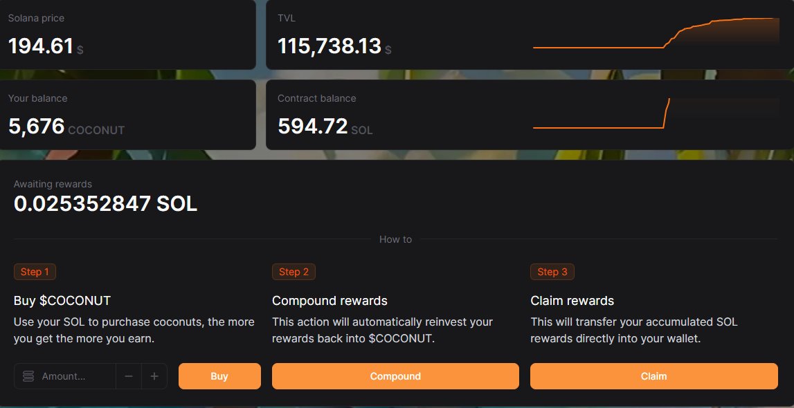 CRYPTOINFOS94's tweet image. I start earning SOL with Coconut Miner ! Get a phatom wallet, add some SOL and go :) The project have started today at 3:30 am !! Let&apos;s go !

coconutsminer.app/?ref=4Nhh7ePFu…

#Crypto #cryptocurrency #CryptoNews #getmoney