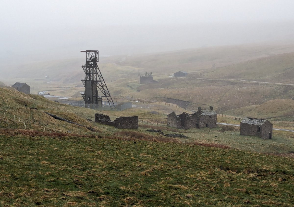 Murky Monday morning in the North Pennines