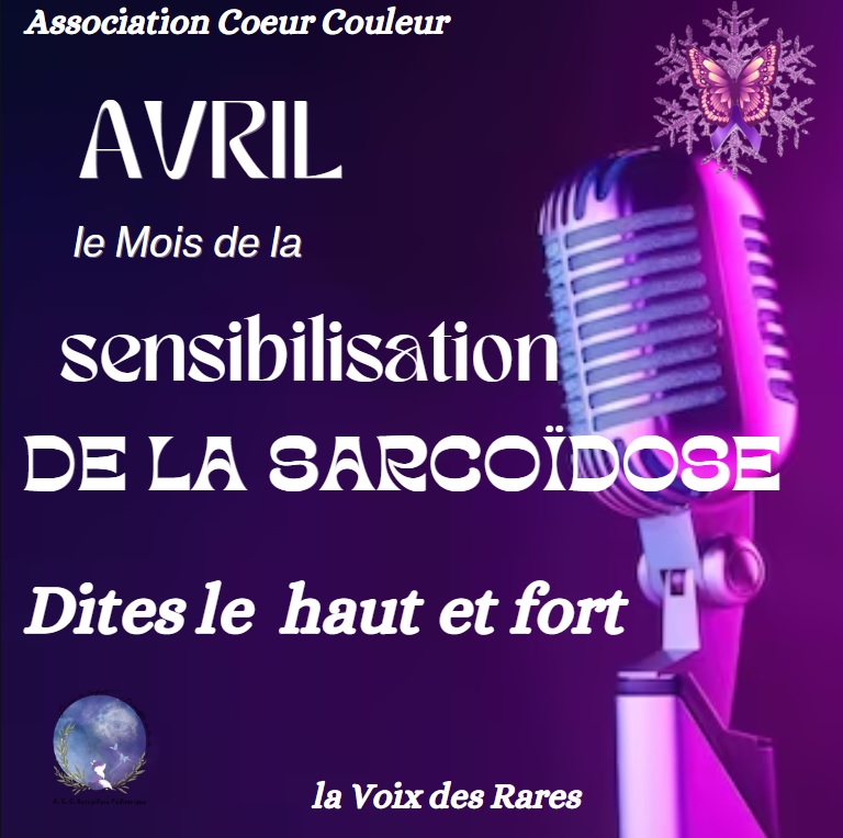 #lavoixdesrares
 1er avril, le Mois de la sensibilisation à la sarcoïdose est officiellement arrivé !
Dites le haut et fort la sarcoïdose. Sarcoïdose #Moisdesensibilisationdelasarcoïdose #DitesSarcoïdose #StopSarcoïdose #PostinPurple #SarcoïdoseSensibilisation