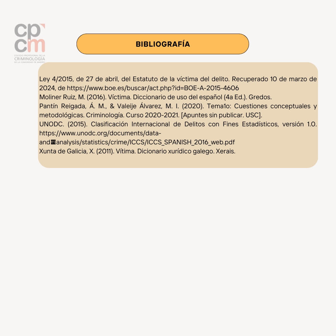 Tipos de Delitos Violentos, sus Víctimas y la Bibliografía. Un buen resumen para todos los públicos elaborado por nuestro Grupo de Trabajo de Victimología en Delitos Violentos y de Delitos de Odio #CriminologíaActiva