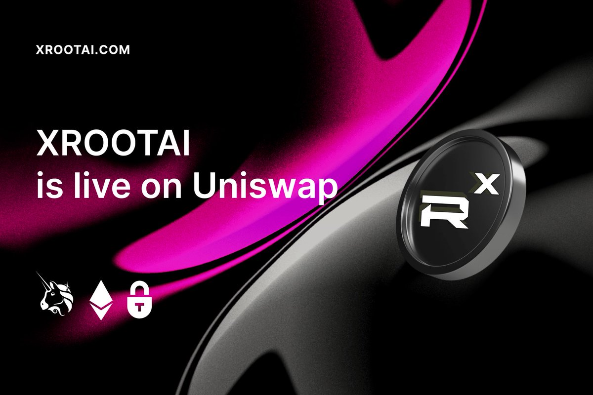 XRootAIProject's tweet photo. #XROOTAI is live on Uniswap!

CA: 0x15a7EdBbd8909358AE91a278b42d8ebF0CE9452e

🔒 LP 100% Locked

Uniswap:
https://t.co/10FenQGTPU

Dextools:
https://t.co/jyk92zLoRC

Telegram:
https://t.co/kNimhaiBSL https://t.co/JtSiseTYGH