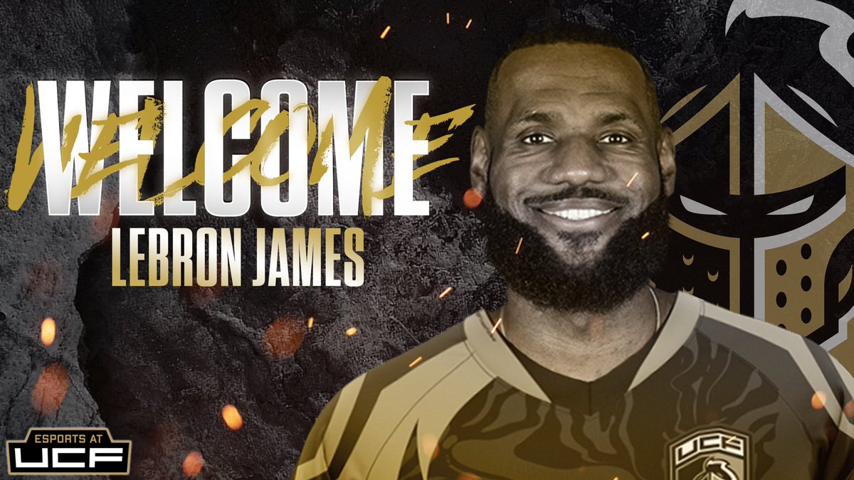 The King is here 👑

Welcome <a href="/KingJames/">LeBron James</a> to Esports at UCF. He’s taking his talents to Valorant as our new #UCFVal coach! 

Let’s get to work 💪