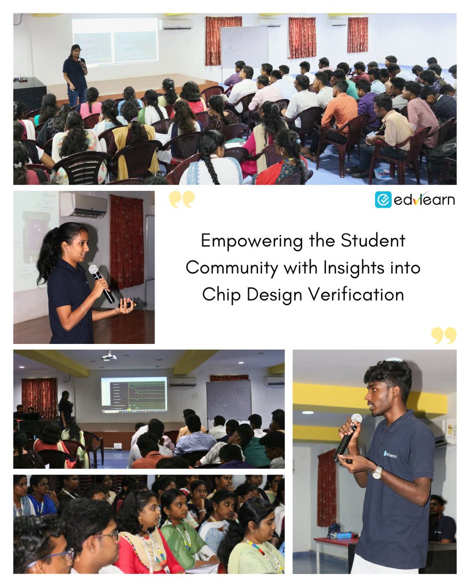 edvlearn's tweet photo. Students of St. Joseph's Institute of Technology and St. Joseph's College Of Engineering getting Ready for the #SemiconductorIndustry with #Edvlearn https://t.co/H7boFaGSSm