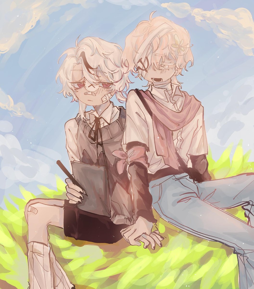 AmkakaS78959's tweet photo. " Is it possible for us to stay together even when we have both grown up, right ? "

#countryhumans #ussrreich #ussrnazi #countryhumansussr #countryhumansnazi https://t.co/pMH6eTVvfv