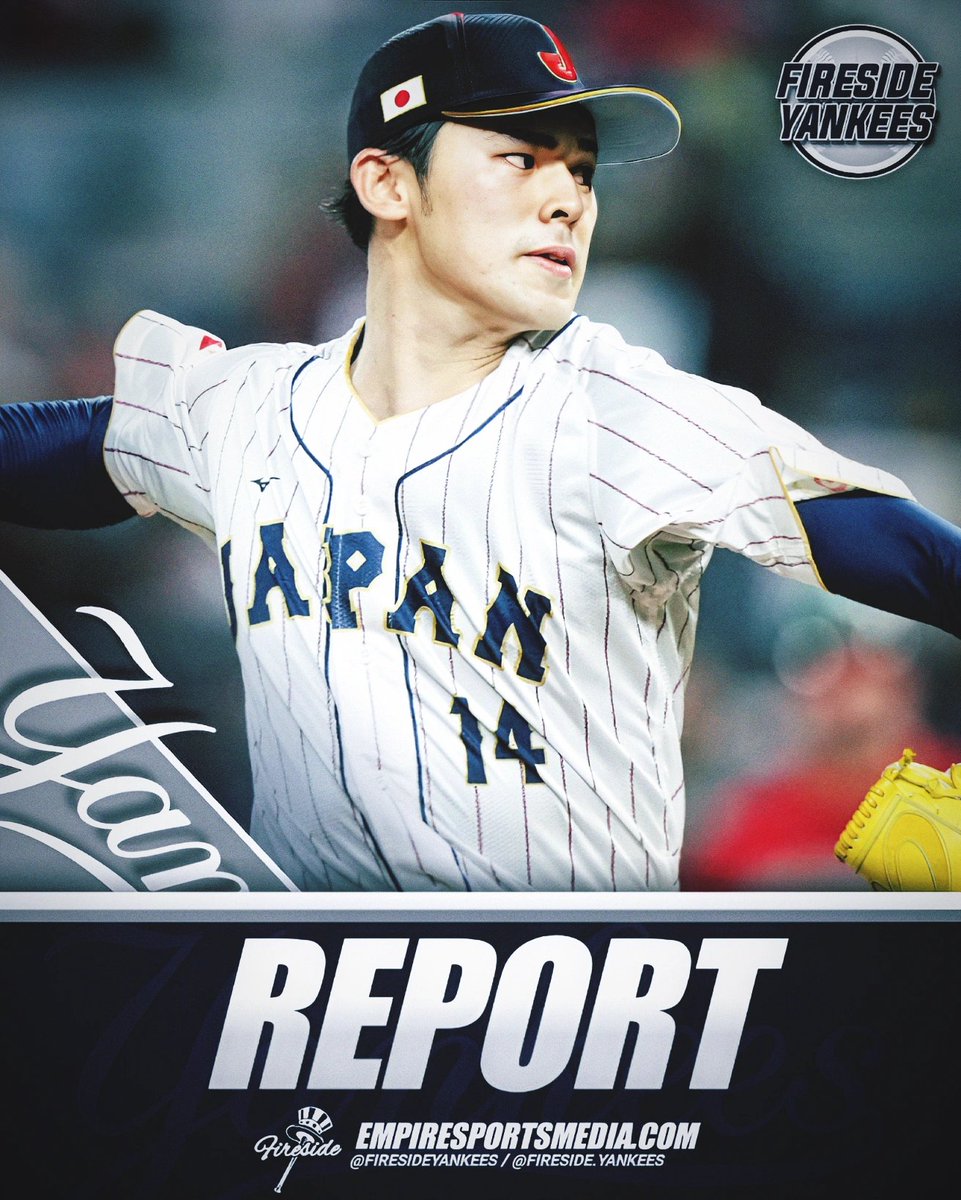 FiresideYankees's tweet photo. ⚠️Yankees are scouting NBP Ace Roki Sasaki, per Yahoo sports Japan. Thoughts? #NYY https://t.co/Xmw22E781h