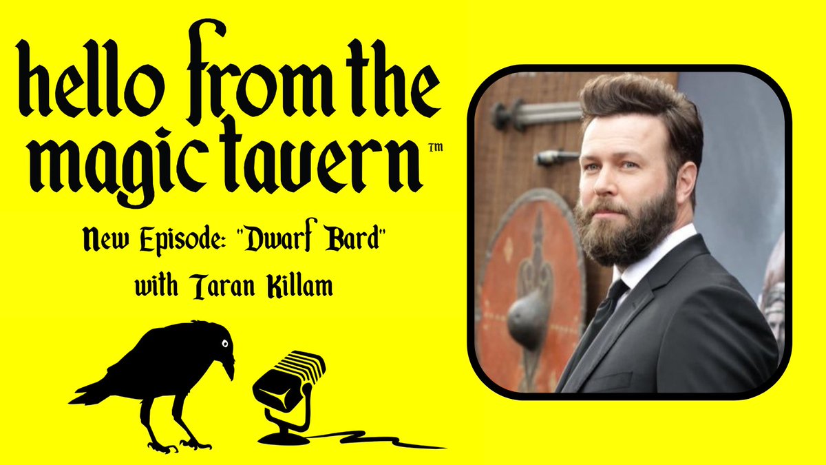 In today’s episode, the boys meet MC GP (@TaranKillam), the rhythmic rhyming dwarf bard. Get your hands up and make some noise! And listen here: podcasts.apple.com/us/podcast/sea…