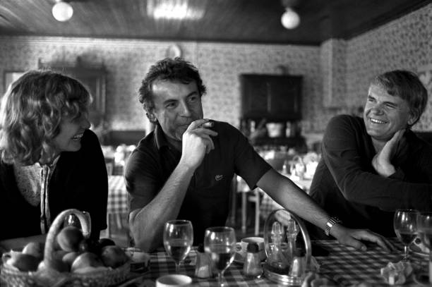 @FaberBooks Happy heavenly birthday, Milan Kundera! Image: Aurore Clement, Milan Kundera and Miloš Forman in Belle Ile en Mer, France, 1976