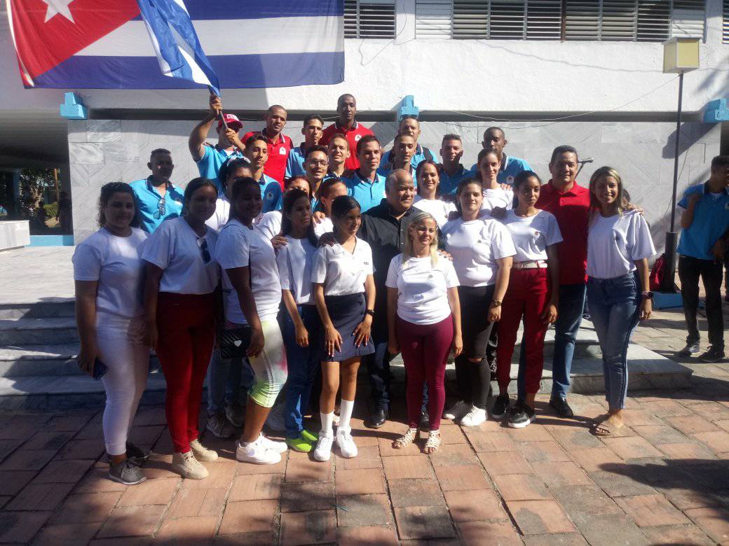 Celebramos en #Camagüey acto provincial por los aniversarios 63 de la Organización de Pioneros José Martí, #OPJM y 62 de la Unión de Jóvenes Comunistas, #UJC. Participan los delegados e invitados al #XIICongresoUJC, estudiantes, jóvenes y trabajadores.