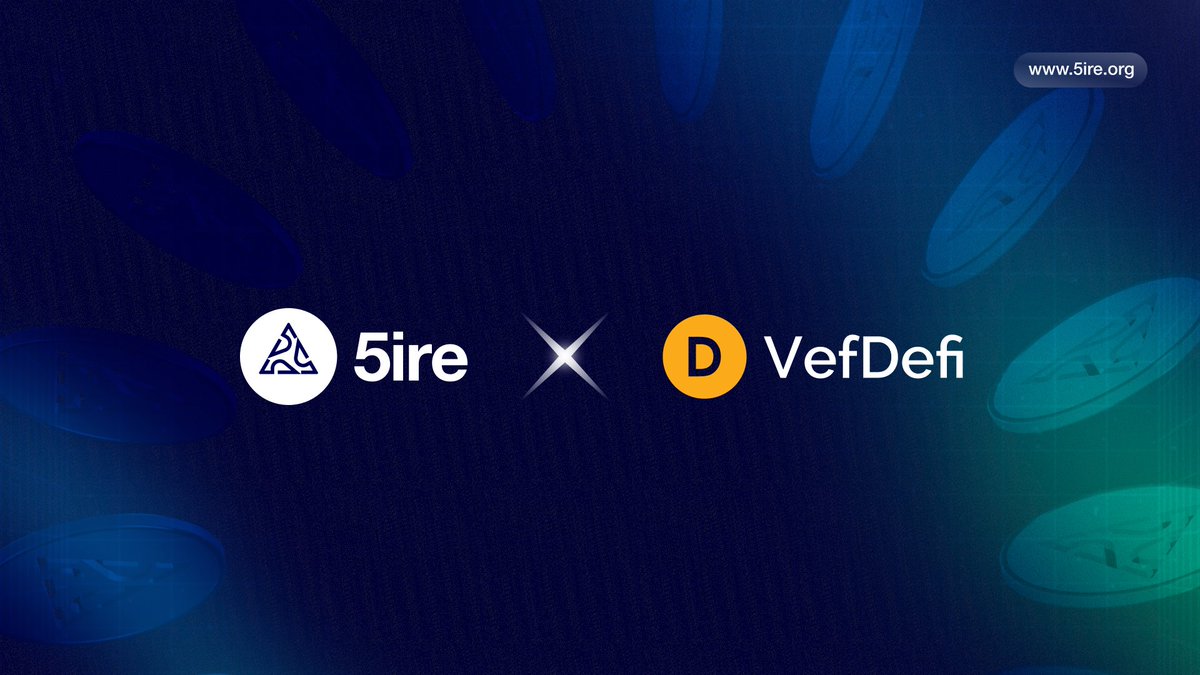 🗣️ We are proud to share this with you all❗️

5ire x Vefdefi 🫂

Our collaboration with the <a href="/vefdefi/">VefDefi</a>  ecosystem means that #3Swap - a leading DeFi/DEX Aggregator, known for its top-notch liquidity and unbeatable rates on EVM - now supports 5ire.

#DeFi #DEX #5irechain