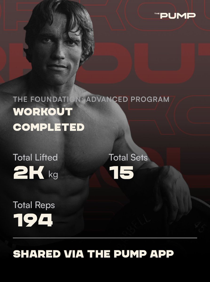 graciedells's tweet photo. @Schwarzenegger Feeling stronger with every workout 💪 thank you 😊 https://t.co/qf5Jmgq6r1