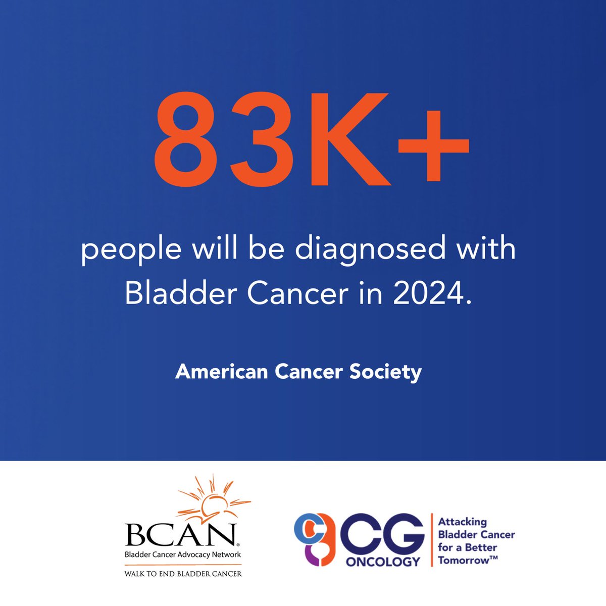 cgoncology's tweet photo. With 80,000+ new #bladdercancer cases yearly, @cgoncology is committed to addressing the unmet needs of these #patients. Join us in the BCAN 2024 Walk to End Bladder Cancer, a united effort filled with hope to advance research.

👉 Find a walk near you: https://t.co/ePuZ9QGxfn https://t.co/YV67RJCeeX
