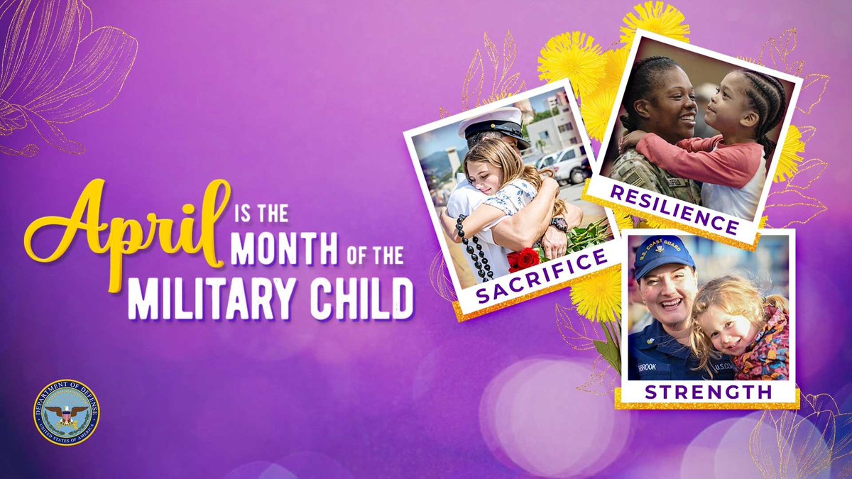 This April, I'm proud to honor the military and veteran children who endure the unique challenges of military life and serve our country without ever wearing a uniform. We are grateful for their tenacity, resilience, and strength this month and every month.