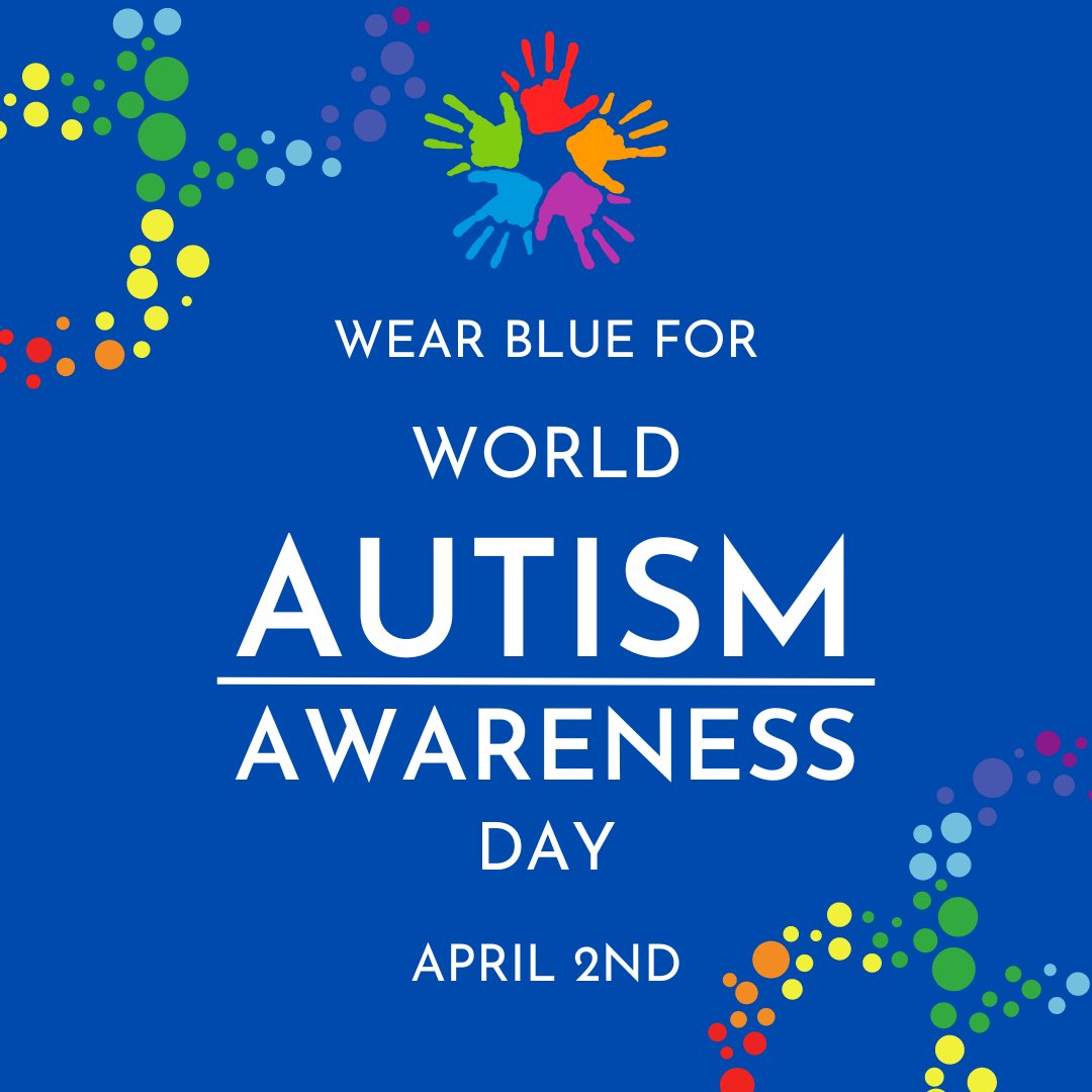 SMS Nation, wear blue tomorrow for World Autism Awareness Month! Go BUCS! 💙💙