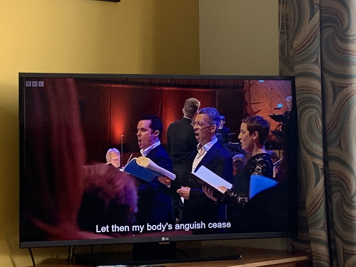 Incredibly moved by @GarethMalone’s wonderful #EasterPassion and performance of Bach’s St John Passion. Stellar performances from @nickmulroy @RGCWbaritone @juliacdoyle @BBCSingers, @BBCNOW and the terrific amateur singers! Thank you all!