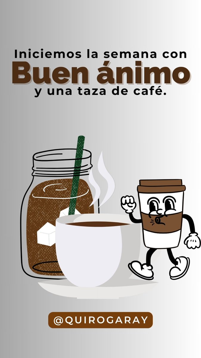 Que esta semana esté llena de éxitos☀️☕️