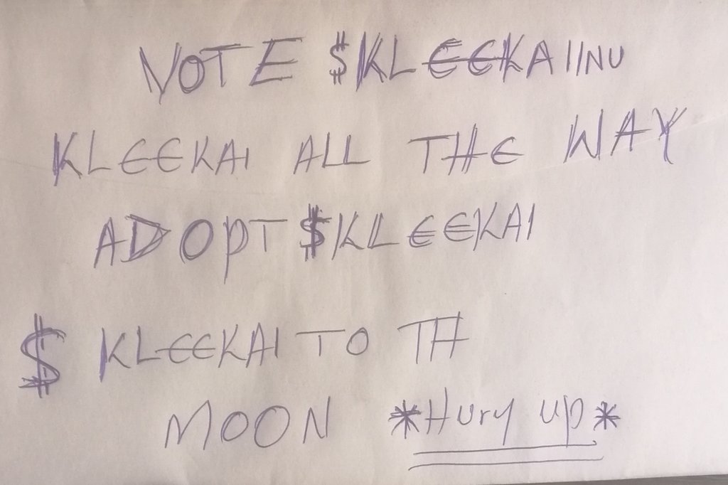 Embrace $ kleekai
Vote $kleekai
It is real
$kleekai is coming to stay.