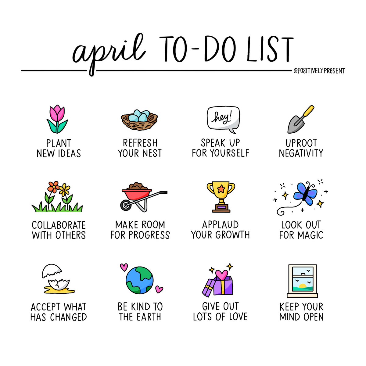Happy April! ☔️ Here are some ideas to add to your to-do list: