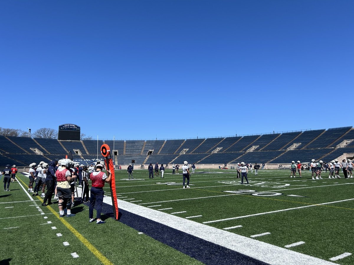 Thank you <a href="/yalefootball/">Yale Football</a> for having me out on Saturday. I really enjoyed getting on campus and learning what Yale is all about! <a href="/maknight3/">Coach Marcus Knight</a> <a href="/CoachRenoYale/">Tony Reno</a> @RecruitYaleFB <a href="/danielmojica419/">Daniel Mojica</a> <a href="/StJohnsPrepFB/">St. John’s Prep Football</a>