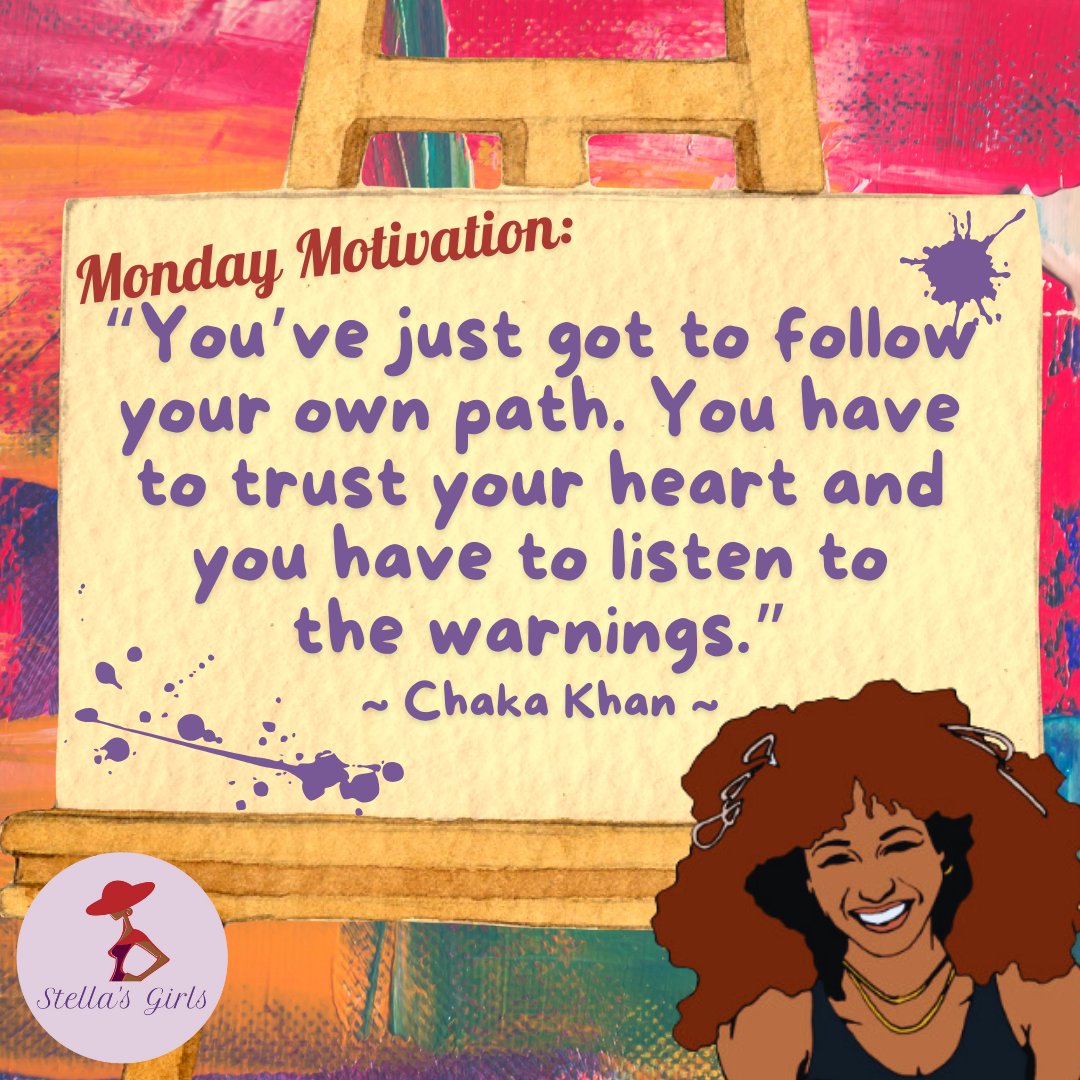 Hey Friends! It's #Monday, and here's your #Motivation: trust your journey, listen to your heart, and stay true to yourself! Embrace the path you're on! Let's kickstart this week with confidence and determination! #MondayMotivation #StellasGirls #TrustYourPath