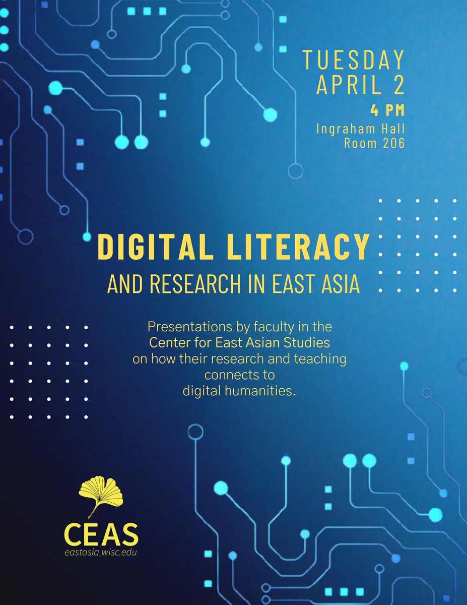 UW-Madison Center for East Asian Studies (CEAS) tweet media
