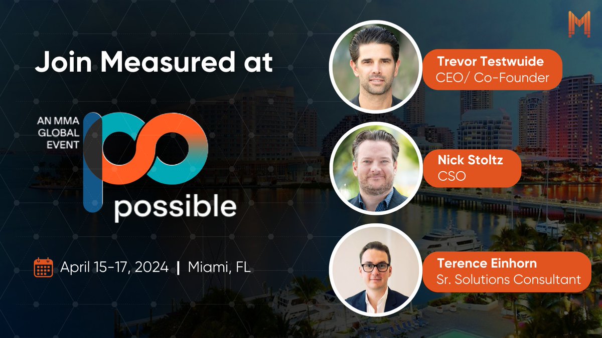 MeasuredInc's tweet photo. Our all-new incrementality platform release is the most meaningful one in the history of Measured! If you plan to be at POSSIBLE in a few weeks, see what the all-new Measured platform can do for your brand:
https://t.co/b4NBjlDrbC
#POSSIBLE2024 #Marketing #AdTech https://t.co/jPSRg71dJo