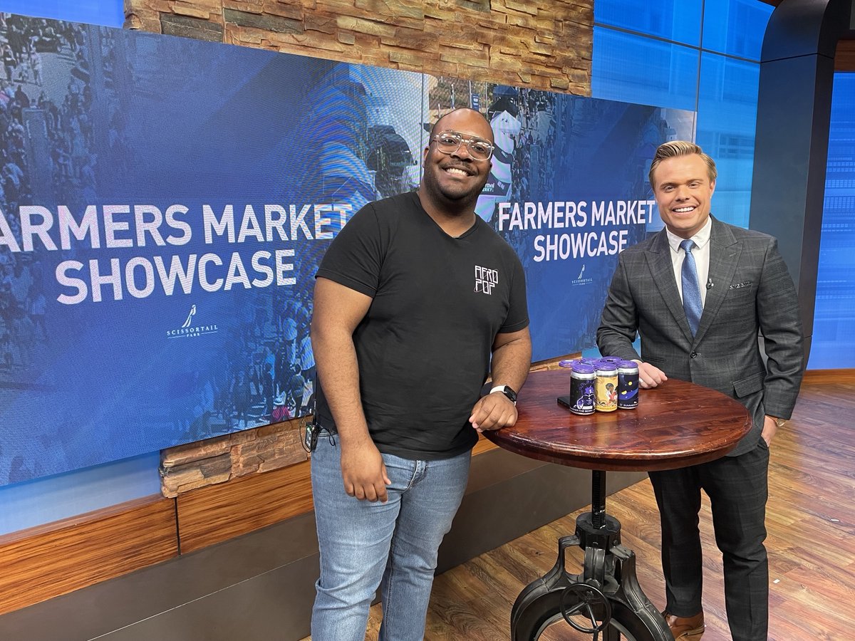 THE FARMER'S MARKET RETURNS! The 5th anniversary of the farmers market at @ScissortailPark kicks off for the season Saturday, April 6th. All week long we're highlighting vendors you can check out! Today we had the owner of @afropopcookc Jamel Stephens! @OKCFOX