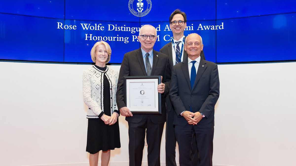 #UofTEngineering alumnus Paul Cadario has received the Rose Wolfe Distinguished Alumni Award, recognizing nearly five decades of work giving back to the U of T community. Read more: uofteng.ca/9Zprwr