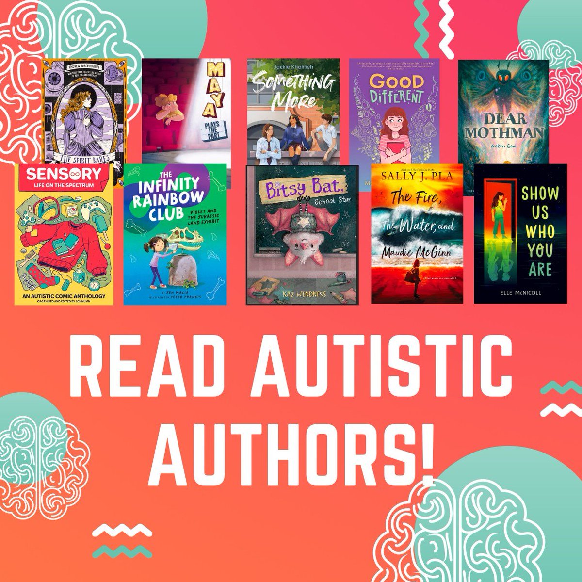 April is #AutismAcceptanceMonth! It's also the 1 year anniversary of GOOD DIFFERENT coming out! Celebrate by reading Autistic Authors! Here are just a few titles written by autistic authors that I particularly enjoyed. What are your favorite books written by autistic authors?