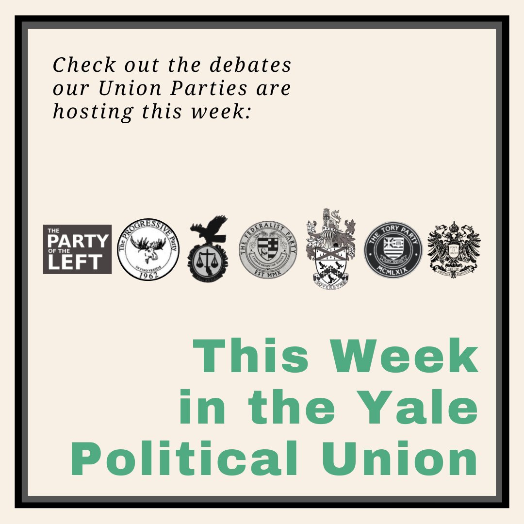 Yale Political Union tweet media